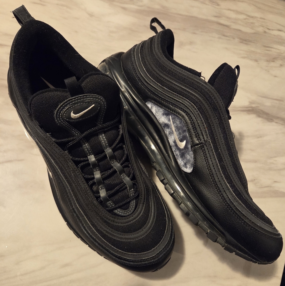 Airmax 97s Tripple Black Mens 14 - Picture 9 of 16